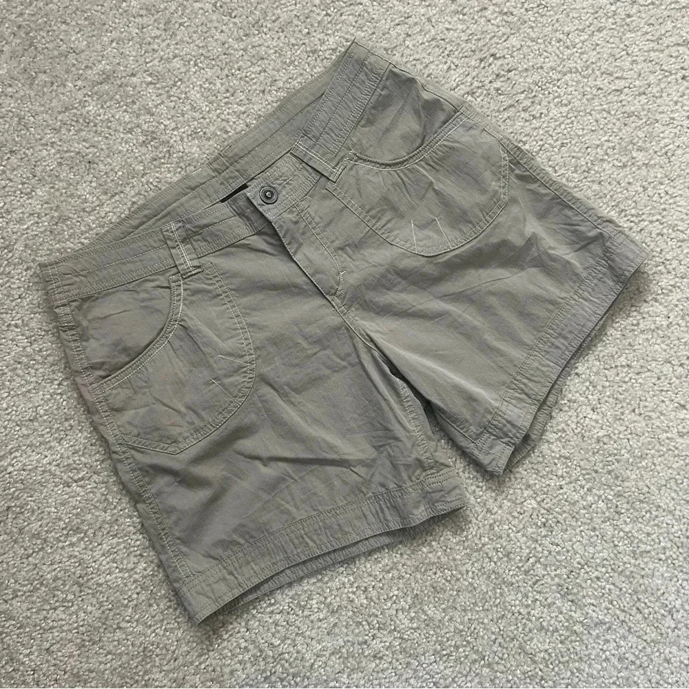 Kuhl Kontra Shorts Womens Size 10 Tan Hiking Outdoors Casual 6” Style # 6144